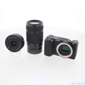 〔中古〕SONY(ソニー) VLOGCAM ZV-E10 II ダブルズームレンズキット ブラック ZV-E10M2X B〔276-ud〕