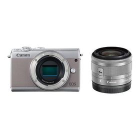 中古 １年保証 美品 Canon EOS M100 レンズキット 15-45mm IS STM グレー