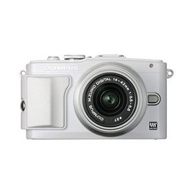 中古 1年保証 美品 OLYMPUS PEN Lite E-PL6 レンズキット ホワイト