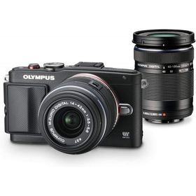 OLYMPUS E-PL6 ダブルズームキット ブラック 良品 動作確認済み 1ヶ月保証付 高性能