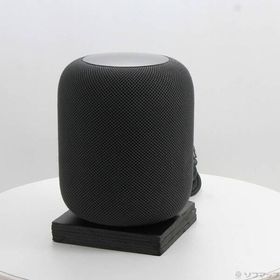 〔中古〕Apple(アップル) HomePod 第1世代 MQHW2J／A スペースグレイ〔377-ud〕