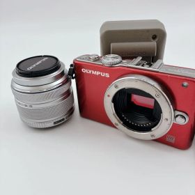 良品 OLYMPUS PEN Lite E-PL3 14 42レッド 本体