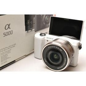【中古】【1ヶ月保証】 ソニー SONY α5000 パワーズームレンズキット ホワイト