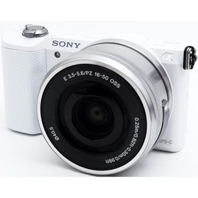 ソニー ミラーレス SONY α5000 パワーズームレンズキット ホワイト ILCE-5000L Wi-Fi搭載 中古 新品SDカード付き 届いてすぐに使える スマホに送れる 長期保証