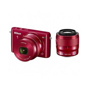 Nikon ミラーレス一眼 Nikon1 S2 ダブルズームキット レッドS2WZRD