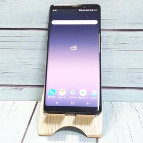au Galaxy Note8 SCV37 ミッドナイトブラック 本体 白ロム SIMロック解除済み SIMフリー C196491