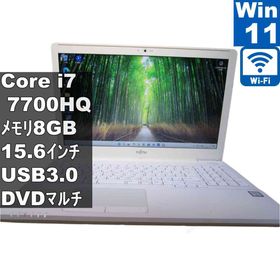 【中古】 富士通 FMV LIFEBOOK AH50/C2 大容量HDD搭載 Core i7 7700HQ Windows11 Home 充電可 Wi-Fi 長期保証 [96757]