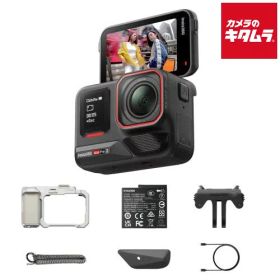 Insta360 Ace Pro2 ストリート撮影キット ミッドナイトブラック シングルバッテリー：ムーンライト・シルバー（CINSBBGA-ACEPRO248） インスタ360 エースプロ2 アクションカメラ 8K ライカレンズ 小型 防水 Vlog 黒 《納期未定》