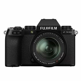 【中古】「非常に良い」富士フイルム(FUJIFILM) ミラーレスデジタルカメラ X-S10 レンズキット(XF18-55) F X-S10LK-1855 ブラック