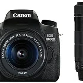【中古】 Canon デジタル一眼レフカメラ EOS 8000D ダブルズームキット EF-S18-55mm/EF-S55-250mm 付属 EOS8000D-WKIT