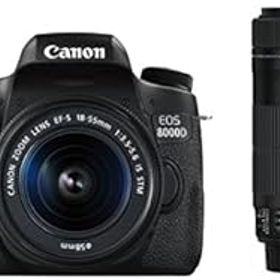【中古】［非常に良い］Canon デジタル一眼レフカメラ EOS 8000D ダブルズームキット EF-S18-55mm/EF-S55-250mm 付属 EOS8000D-WKIT