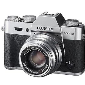 【中古】【39shop】FUJIFILM★ミラーレス一眼 X-T10 レンズキット シルバー X-T10LK35F2-S（非常に良い）