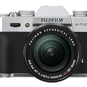 【中古】【39shop】FUJIFILM★ミラーレス一眼 X-T10 レンズキット シルバー X-T10LK-S（良い）