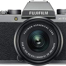 【中古】【非常に良い】富士フイルム(FUJIFILM) ミラーレス一眼 X-T100レンズキット ダークシルバー X-T100LK-DS