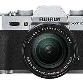 【中古】FUJIFILM ミラーレス一眼 X-T10 レンズキット シルバー X-T10LK-S
