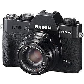 【中古】(非常に良い)FUJIFILM ミラーレス一眼 X-T10 レンズキット ブラック X-T10LK35F2-B