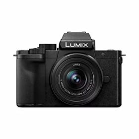 【中古】パナソニック(Panasonic) 小型・軽量ミラーレス一眼カメラ ルミックス 標準ズームレンズキット ブラック DC-G100DK-K