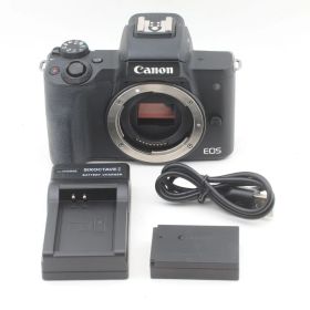 Canon EOS Kiss M ボディ ミラーレス一眼 ブラック キヤノンEF-Mマウント 動作確認済 キヤノン #S00305