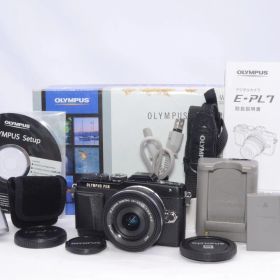 OLYMPUS PEN E-PL7 14-42mm EZキット ブラック センサー・レンズにカビ有 動作確認済