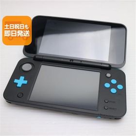 美品 NEWニンテンドー2DS LL ブラック×ターコイズ 即日発送 2DS NINTENDO 本体 あすつく 土日祝発送OK