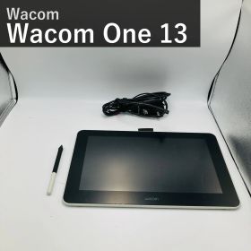 ワコム Wacom One 液晶ペンタブレット 13 gen.1 DTC133W1D ホワイト 13.3インチ 液タブ 専用ペン・ACアダプター付属 Windows Mac Chromebook Android対応 イラスト 初心者 国内正規品
