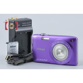 【中古】Nikon ニコン COOLPIX S3300 ラベンダーパープル コンパクトデジタルカメラ