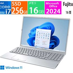 新品 FMV LIFEBOOK AH50/J3 FMVA50J3S [ファインシルバー] / CPU:第12世代 インテル Core i7 1255U / メモリ容量:16 GB / SSD：256GB / Microsoft Office 2024 / Windows 11