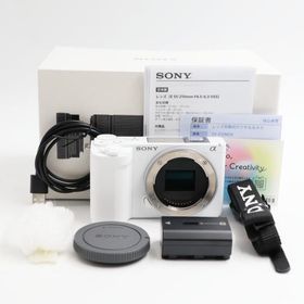 SONY VLOGCAM ZV-E10 II ボディ ホワイト ZV-E10M2 APS-C ミラーレス一眼カメラ ソニー