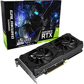 【中古】「ほぼ新品」玄人志向 NVIDIA GeForce RTX3060搭載 グラフィックボード GDDR6 12GB GALAKURO GAMINGシリーズ GG-RTX3060-E12GB/OC/DF