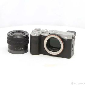 【中古】SONY(ソニー) α7C ズームレンズキット シルバー ILCE-7CL S 【258-ud】