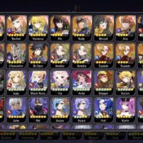 Seven Knights Re:BIRTH SKR16 | GLOBAL ASIA | STACKED LVL45 TEO T6 + KYLE + BISCUIT + 3 LEGENDARY PET + 42K RUBY AND MANY MORE