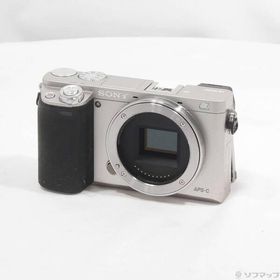 〔中古〕SONY(ソニー) α6000 ボディ シルバー ILCE-6000〔344-ud〕