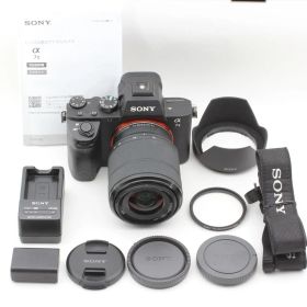 SONY α7II ILCE-7M2K FE 28-70mm ズームレンズキット ミラーレス一眼 ブラック ソニーEマウント フルサイズ 動作確認済 ソニー #S00354