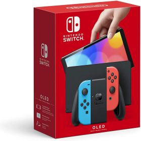 【あす楽】【新品未使用】Nintendo Switch有機ELモデルJoy-Con(L)ネオンブルー/(R)ネオンレッド HEG-S-KABAA 4902370548501【即日発送、土、祝日発送】【送料無料※沖縄を除く】【不正利用防止のため、配達時転送不可】