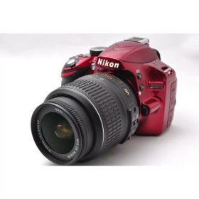 【中古】【1ヶ月保証】 ニコン Nikon D3200 レンズキット レッド