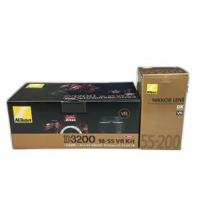 デジタル一眼カメラ Nikon D3200 ダブルレンズキット【中古】