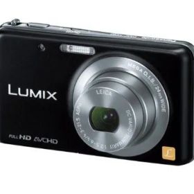 【中古】パナソニック デジタルカメラ ルミックス FX80 光学5倍 アーバンブラック DMC-FX80-K