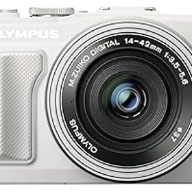 【中古】［非常に良い］OLYMPUS ミラーレス一眼 PEN Lite E-PL6 EZレンズキット ホワイト E-PL6 EZ LKIT WHT