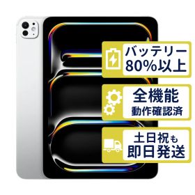 【美品】iPad Pro 11 M5 Wi-Fi 256GB <第6世代>【A3357】 < MDWL4J/A >｜シルバー｜本体【バッテリー99％】【整備済製品】XJHN