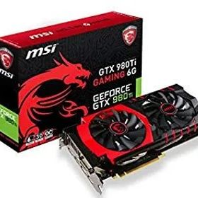 【中古】【非常に良い】MSI GTX 980TI GAMING 6G グラフィックスボード VD5769 GTX 980TI GAMING 6G w17b8b5