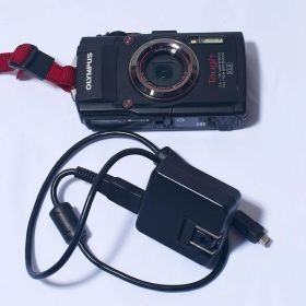＜並品＞ OLYMPUS STYLUS TG-4 Tough ブラック｜防水タ…