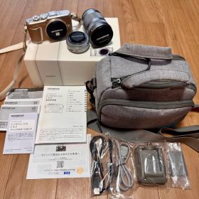 【超美品】OLYMPUS E-PL9 ダブルズームキット★持ち運びバッグ付