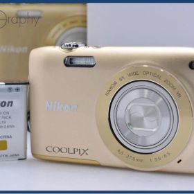 ニコン Nikon COOLPIX S3300 6x 元箱、バッテリー、取扱説明書付属 同梱無料 #kj345