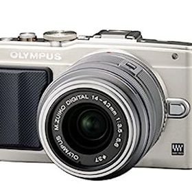 【中古】OLYMPUS ミラーレス一眼 PEN Lite E-PL6 レンズキット シルバー E-PL6 LKIT SLV
