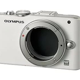 【中古】OLYMPUS ミラーレス一眼 PEN Lite E-PL3 ボディ ホワイト E-PL3 BODY WHT