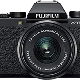 【中古】【39shop】FUJIFILM★ミラーレス一眼 X-T100レンズキット ブラック X-T100LK-B（良い）