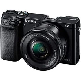 【中古】「非常に良い」SONY ミラーレス一眼 α6000 パワーズームレンズキット E PZ 16-50mm F3.5-5.6 OSS ブラック ILCE-6000L B