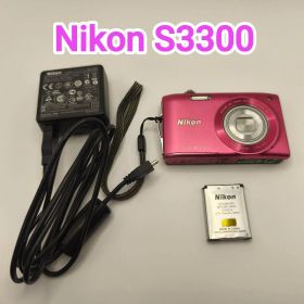 Nikon COOLPIX S3300 ピンク フラッシュ×