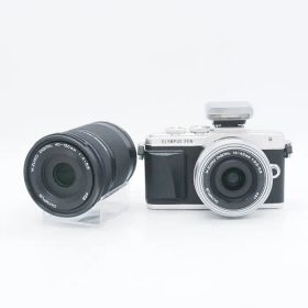 【中古】(オリンパス) OLYMPUS E-PL7 EZダブルズームキツト シルバー