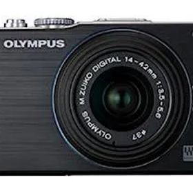 【中古】（非常に良い）OLYMPUS ミラーレス一眼 PEN Lite E-PL3 レンズキット ブラック E-PL3 LKIT BLK
